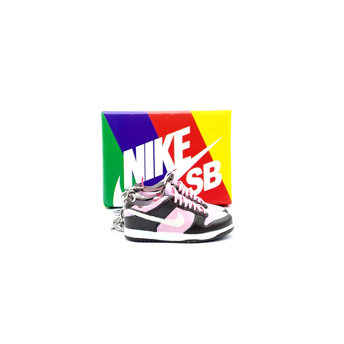 3D Sneaker Keychain- Nike SB Dunk Low Stussy Cherry Pair - KickzStore