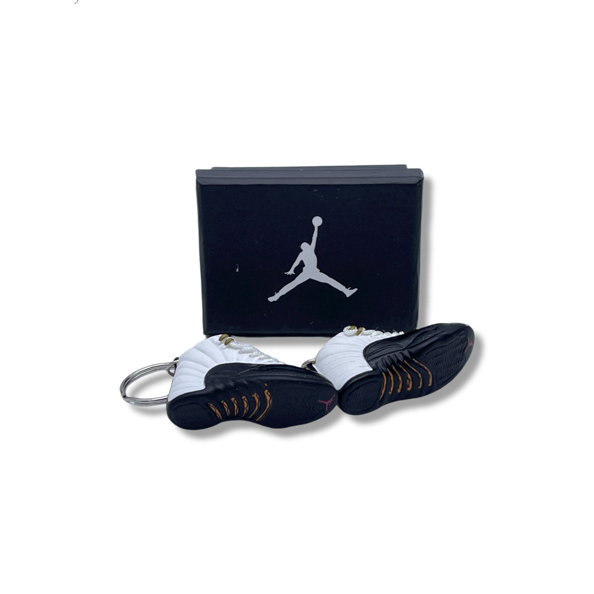 3D Sneaker Keychain - Air Jordan 12 Taxi Pair