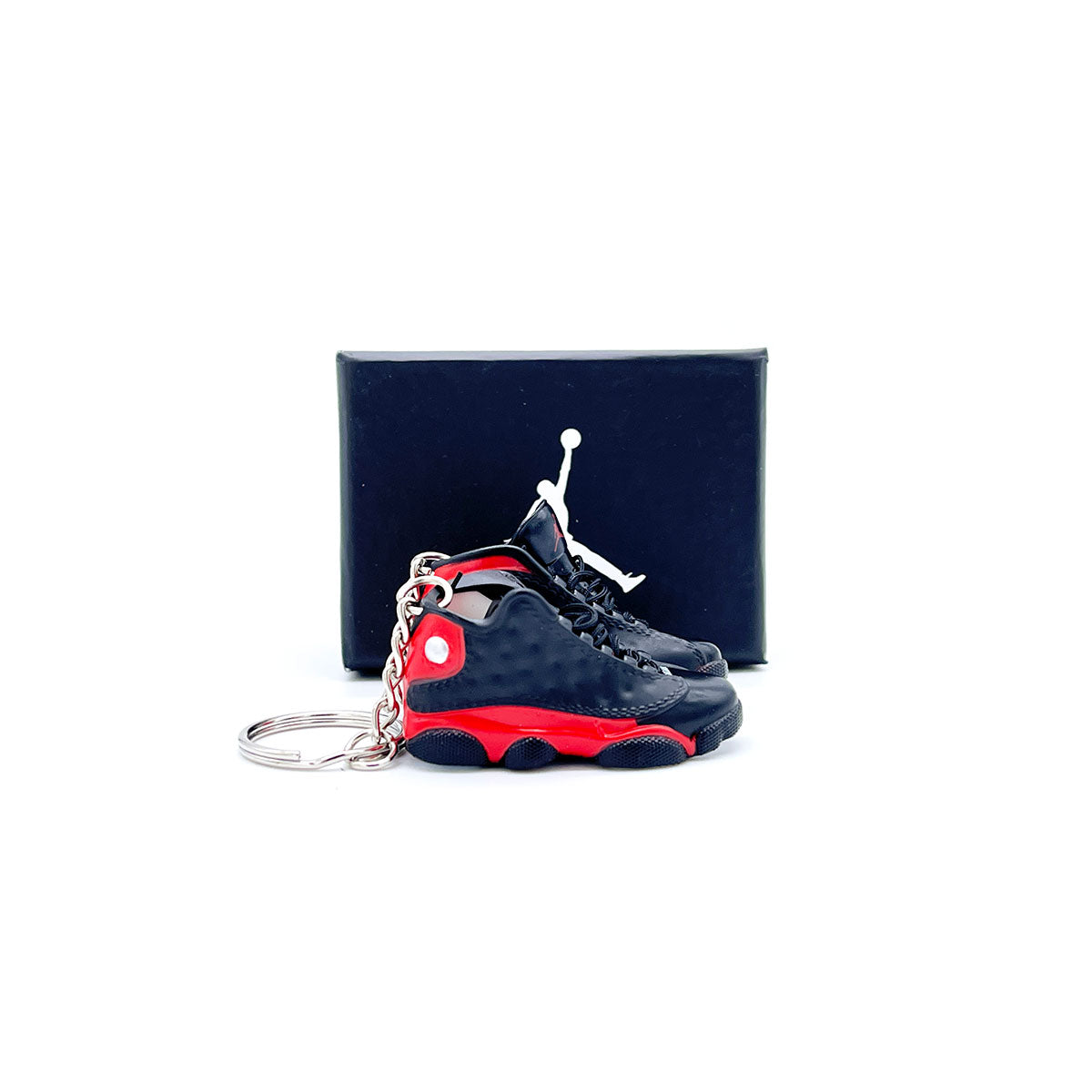 3D Sneaker Keychain- Air Jordan 13 Bred Pair