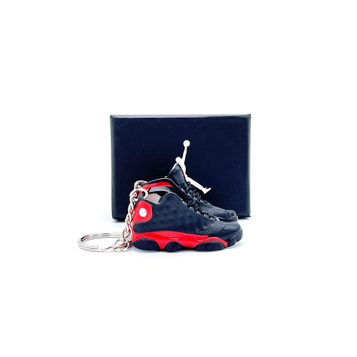 3D Sneaker Keychain- Air Jordan 13 Bred Pair - KickzStore