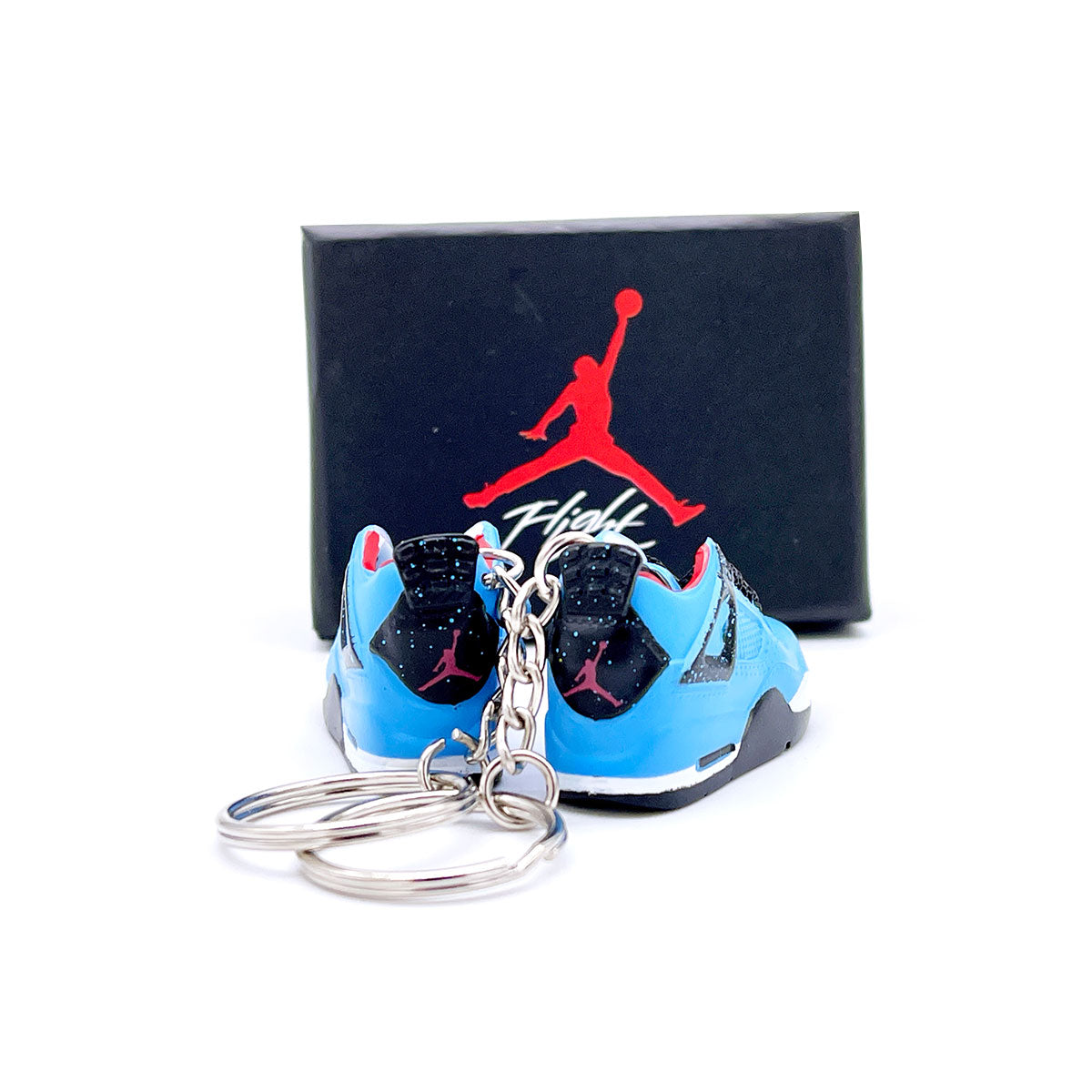 3D Sneaker Keychain- Air Jordan 4 Travis Scott Pair