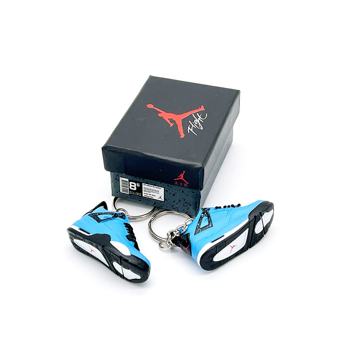 3D Sneaker Keychain- Air Jordan 4 Travis Scott Pair - KickzStore