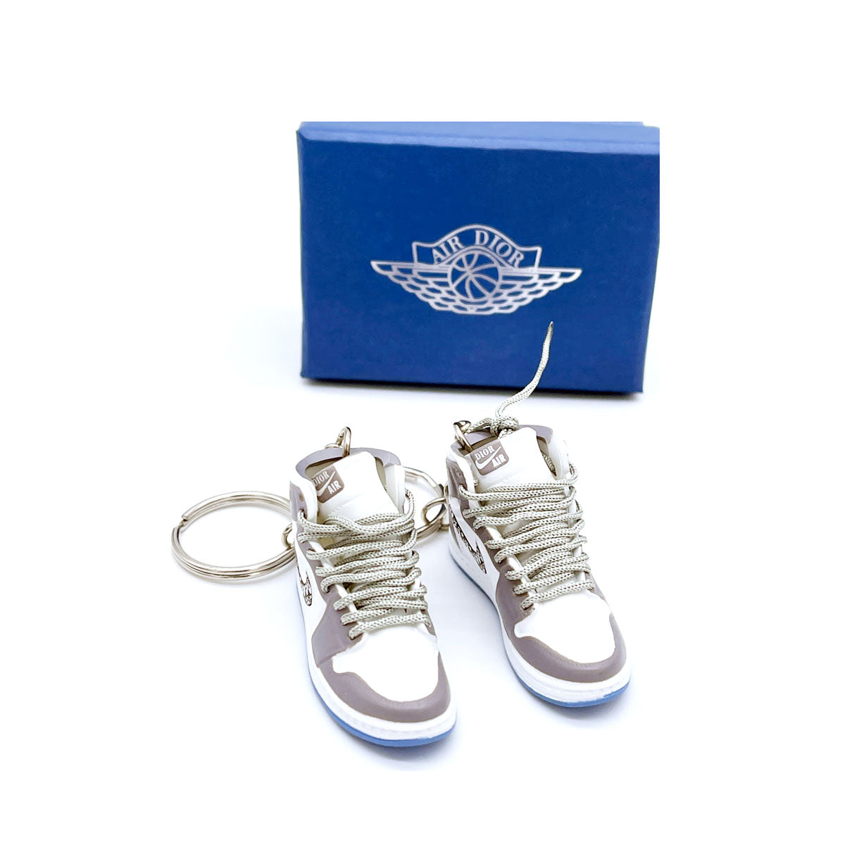 3D Sneaker Keychain - Air Jordan 1 High Dior Pair
