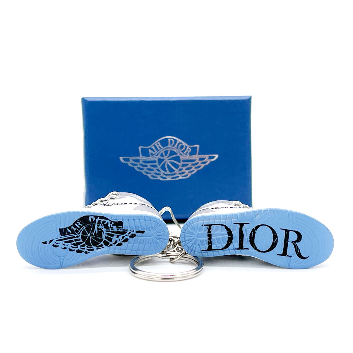 3D Sneaker Keychain - Air Jordan 1 High Dior Pair