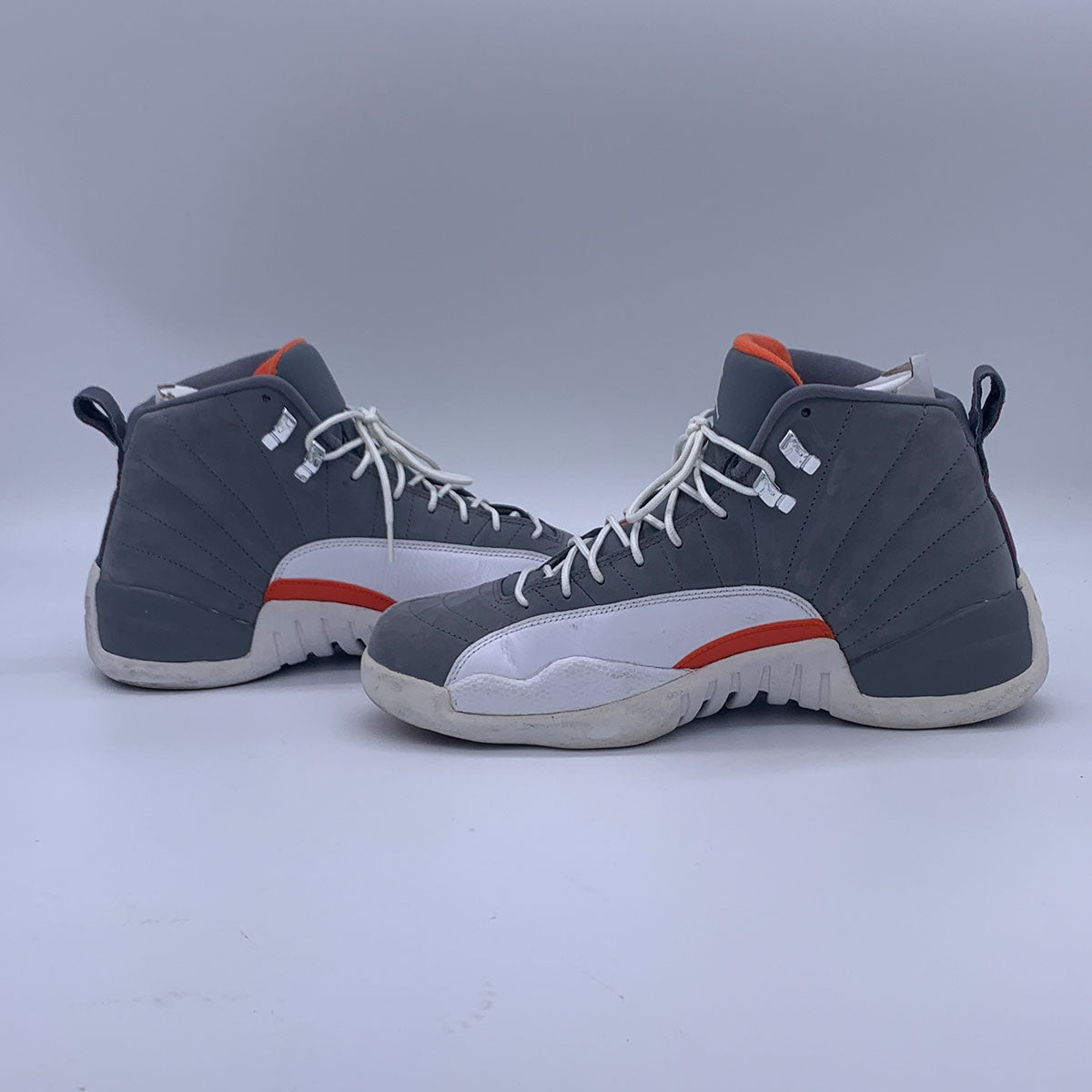 Air Jordan 12 XII Retro Cool Grey Team Orange (Pre-Owned)