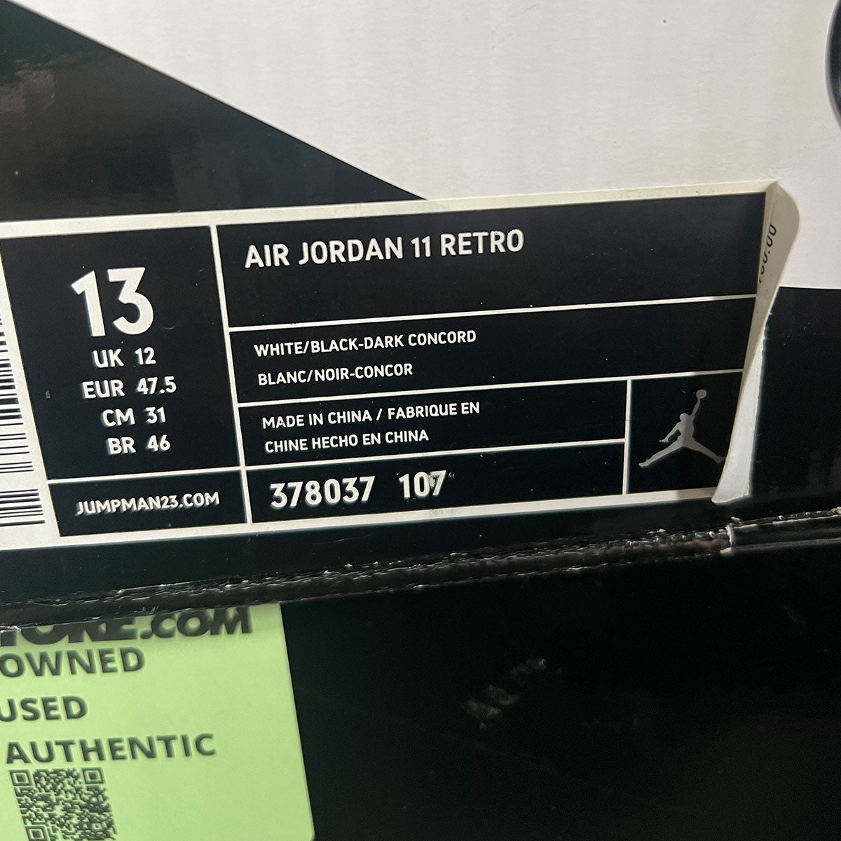 Air Jordan 11 Retro Concord (2011) Size 13 (Pre-Owned)