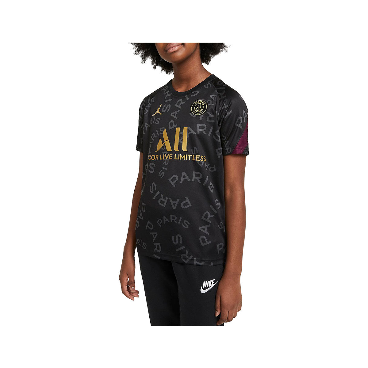 Nike GS PSG Pre-Match SS Soccer Top