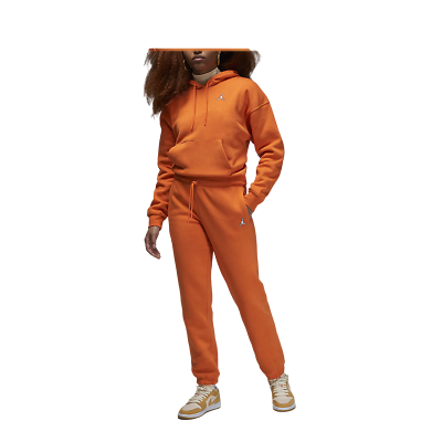 Air Jordan Women's Brooklyn Fleece Pants Orange - KickzStore