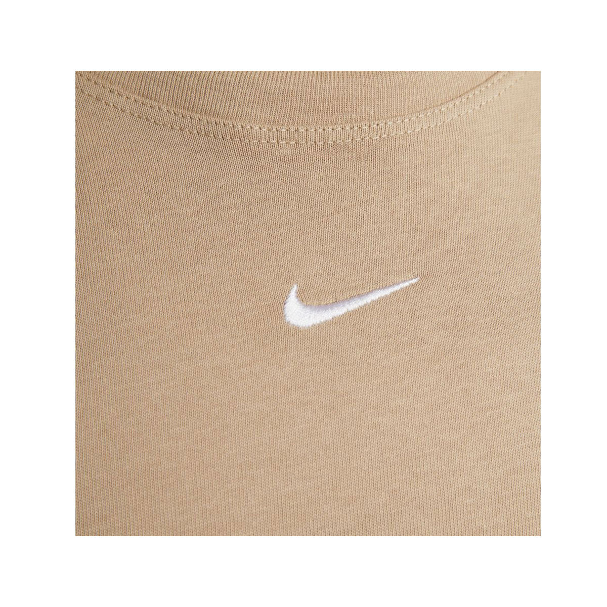 Nike Women's Sportswear Essential Boxy Brown T-Shirt Hemp