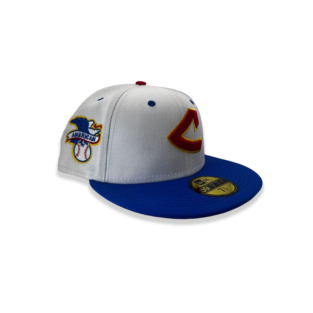 New Era Clevland Indians American Patch 59Fifty Fitted