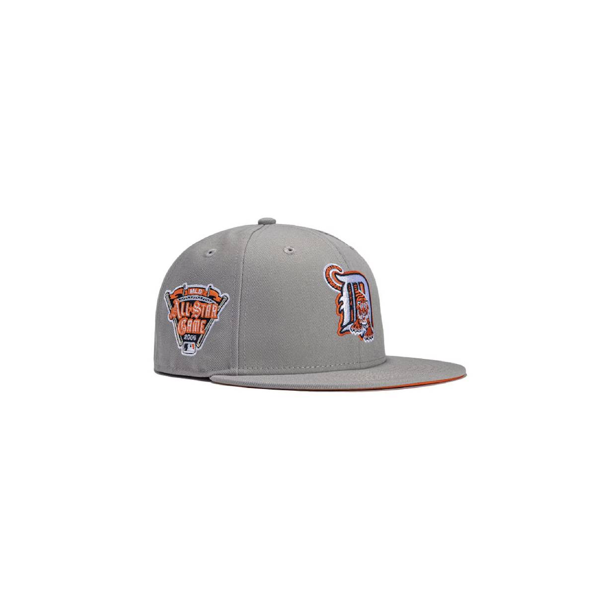 New Era x Hat Club Exclusive Grey OTC Detroit Tigers 2005 All Star Game Patch 59Fifty Fitted Hat