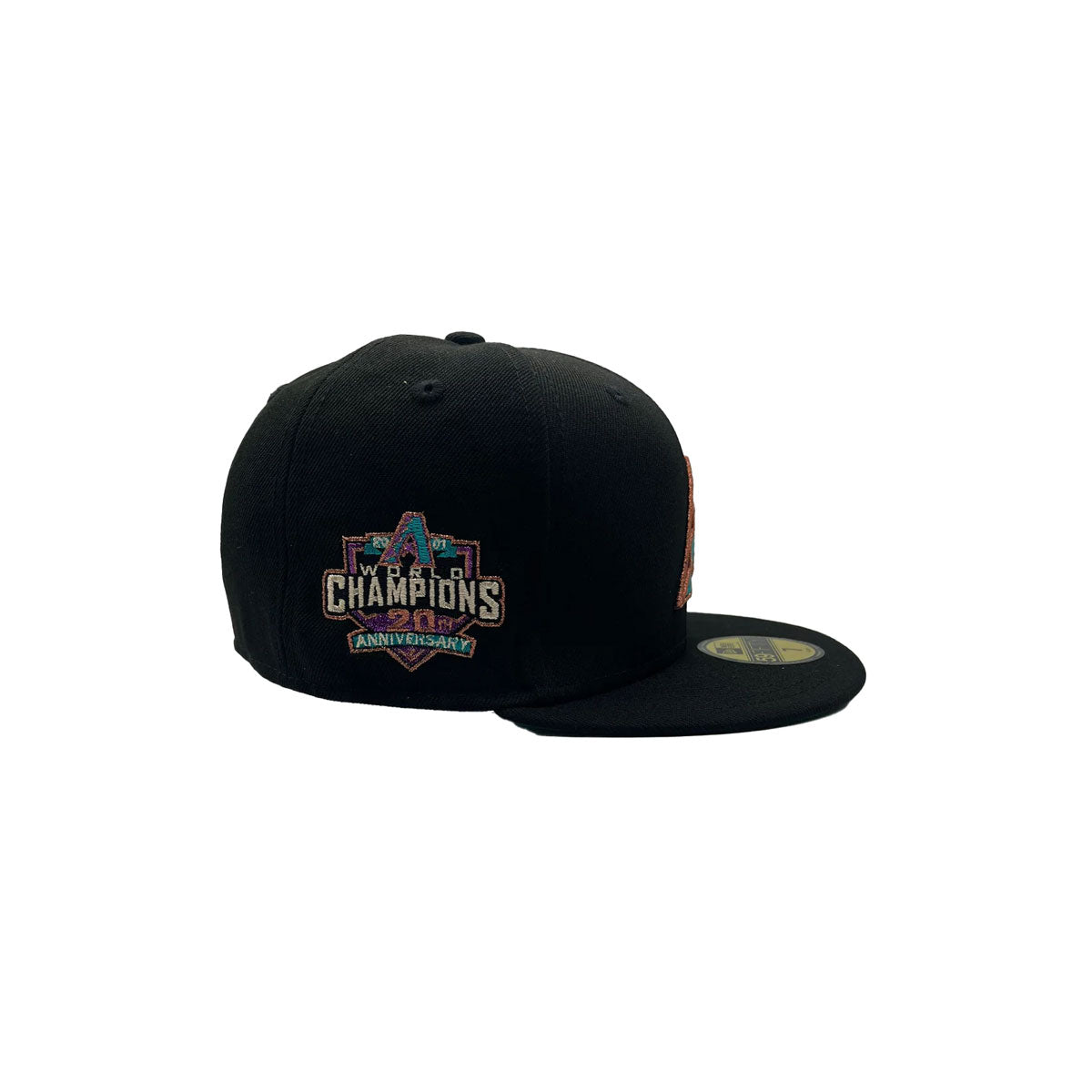 New Era Mens MLB Arizona Diamondbacks Metallic Thread Logo 59Fifty Fitted Hat