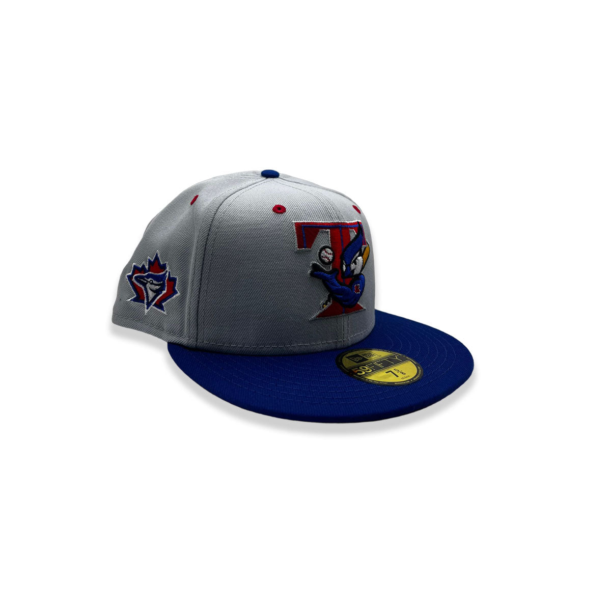 New Era Gray Series Toronto Blue Jays Side Patch 59FIFTY Fitted Hat