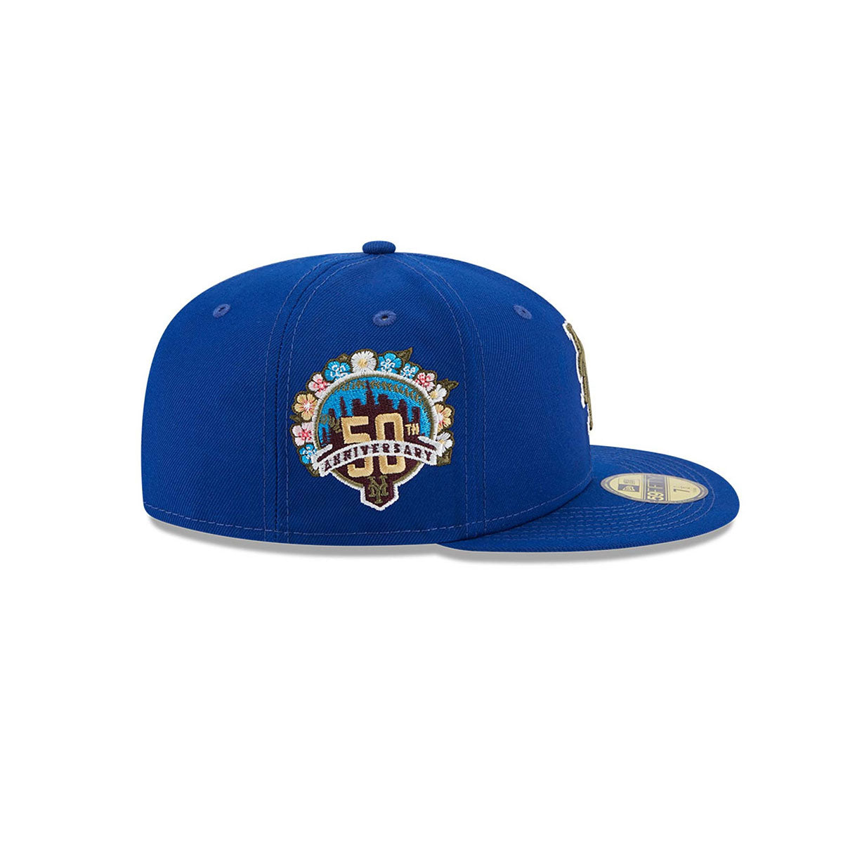 New York Mets MLB Floral Patch Blue 59FIFTY Fitted Cap