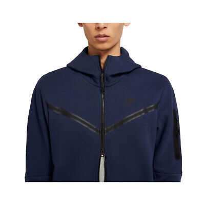 Nike Men's Tech Fleece Full-Zip Hoodie Midnight