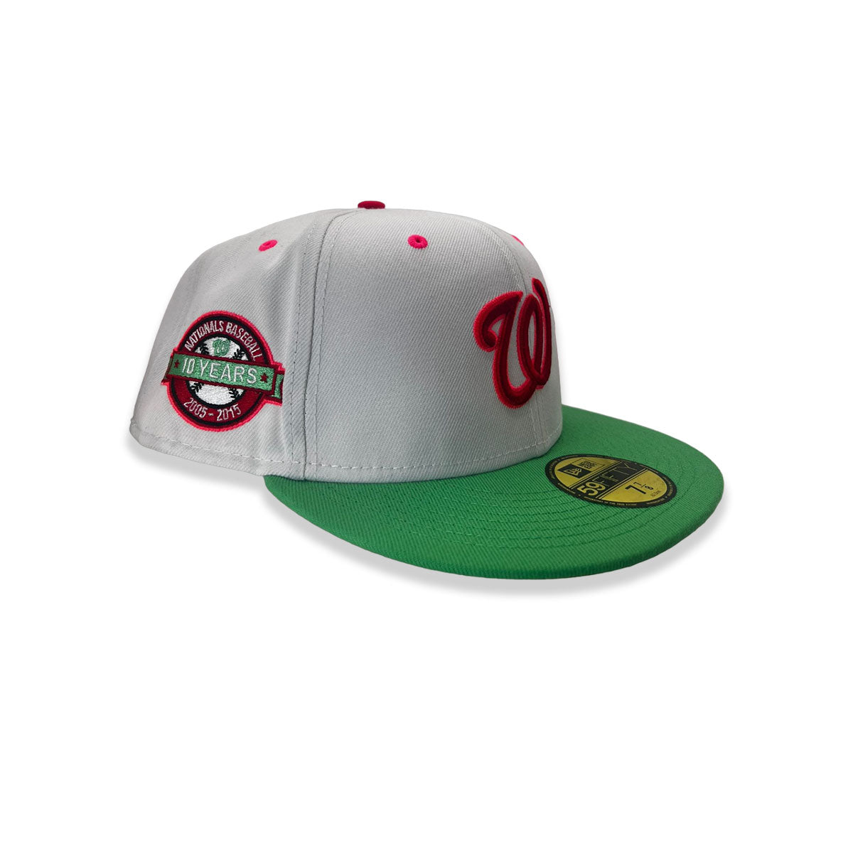 New Era Washington Nationals 10 Years 2005-2015 Patch 59Fifty Fitted