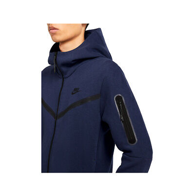 Nike Men's Tech Fleece Full-Zip Hoodie Midnight - KickzStore