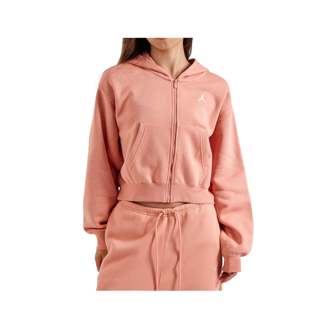 Air Jordan Brooklyn Fleece Cropped Full-Zip Hoodie Women's