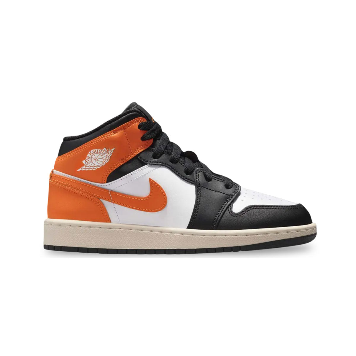 Air Jordan 1 Mid Black Toe Starfish GS