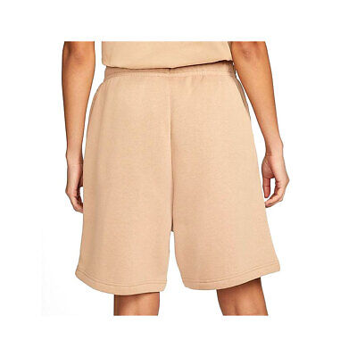 Nike Women's Sportswear Essential Fleece High-Rise Shorts Hemp White - KickzStore
