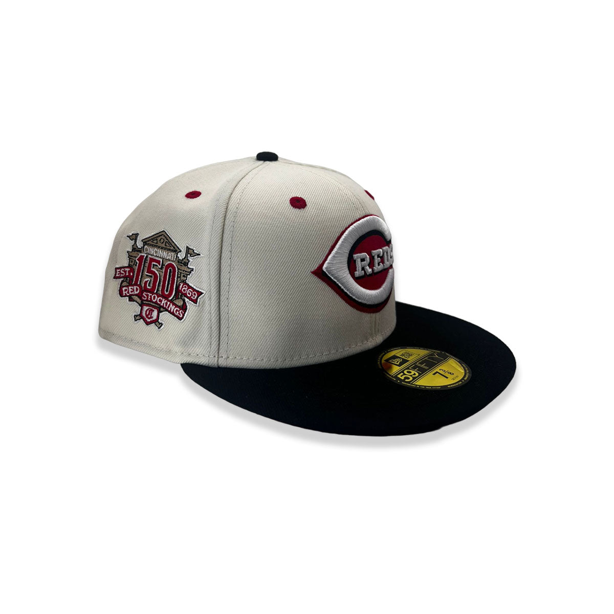 New Era Cincinnati Reds 150th anniversary 1869 Patch 59Fifty Fitted