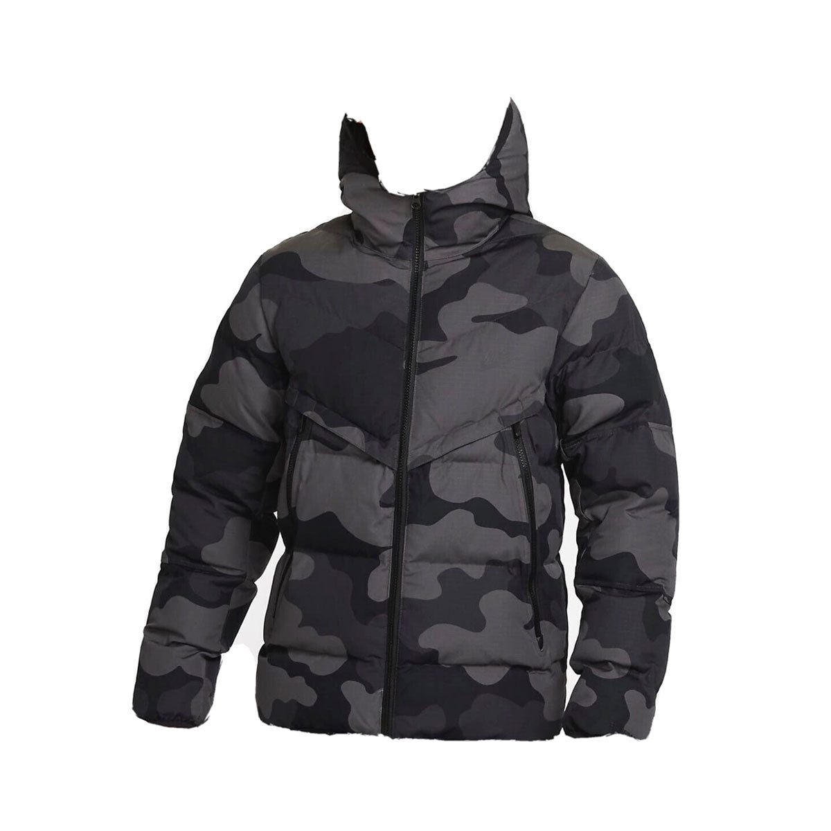 Nike Men's Sportswear Thermal Hooded Windrunner Jacket Camo