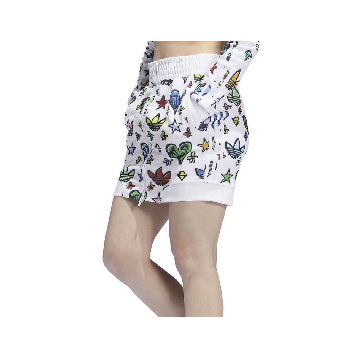 Adidas Women's White Jeremy Scott Monogram Skirt