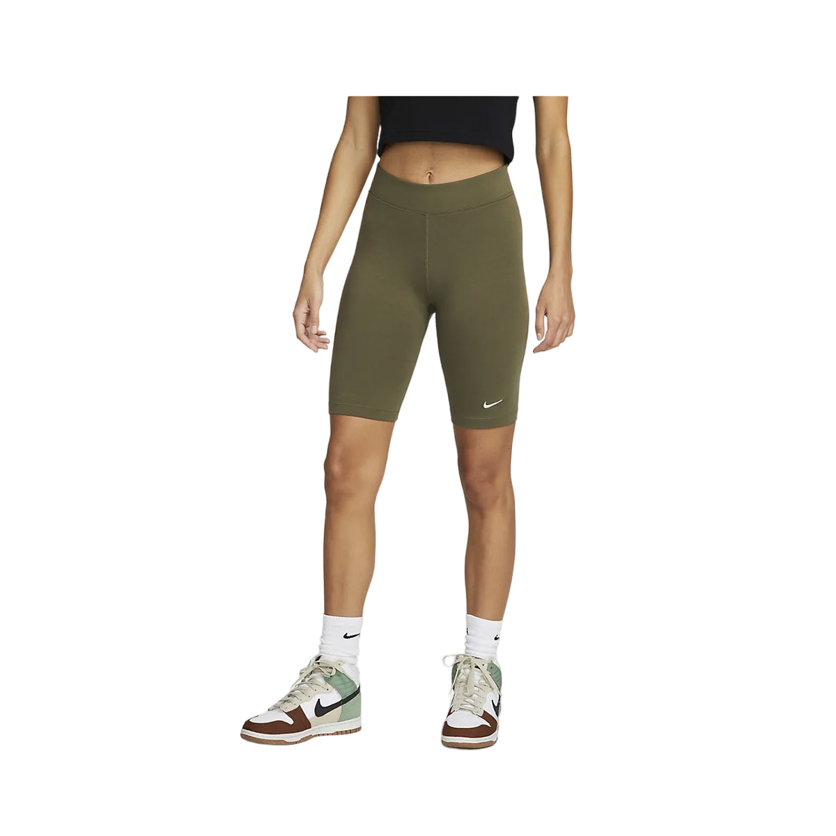 Nike Women's Sportswear Essential Mid-Rise Bike Shorts