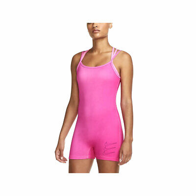 Nike Women's Sportswear Romper Pink Swoosh
