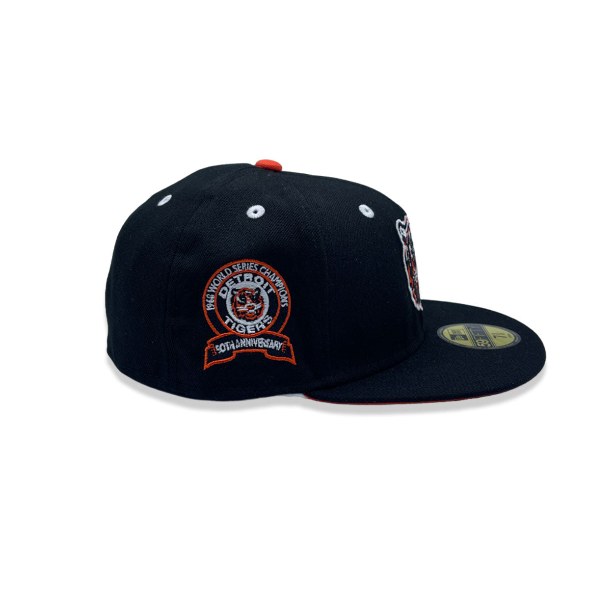 New Era 59Fifty Detroit Tigers 1968 World Series Patch Fitted Hat Black