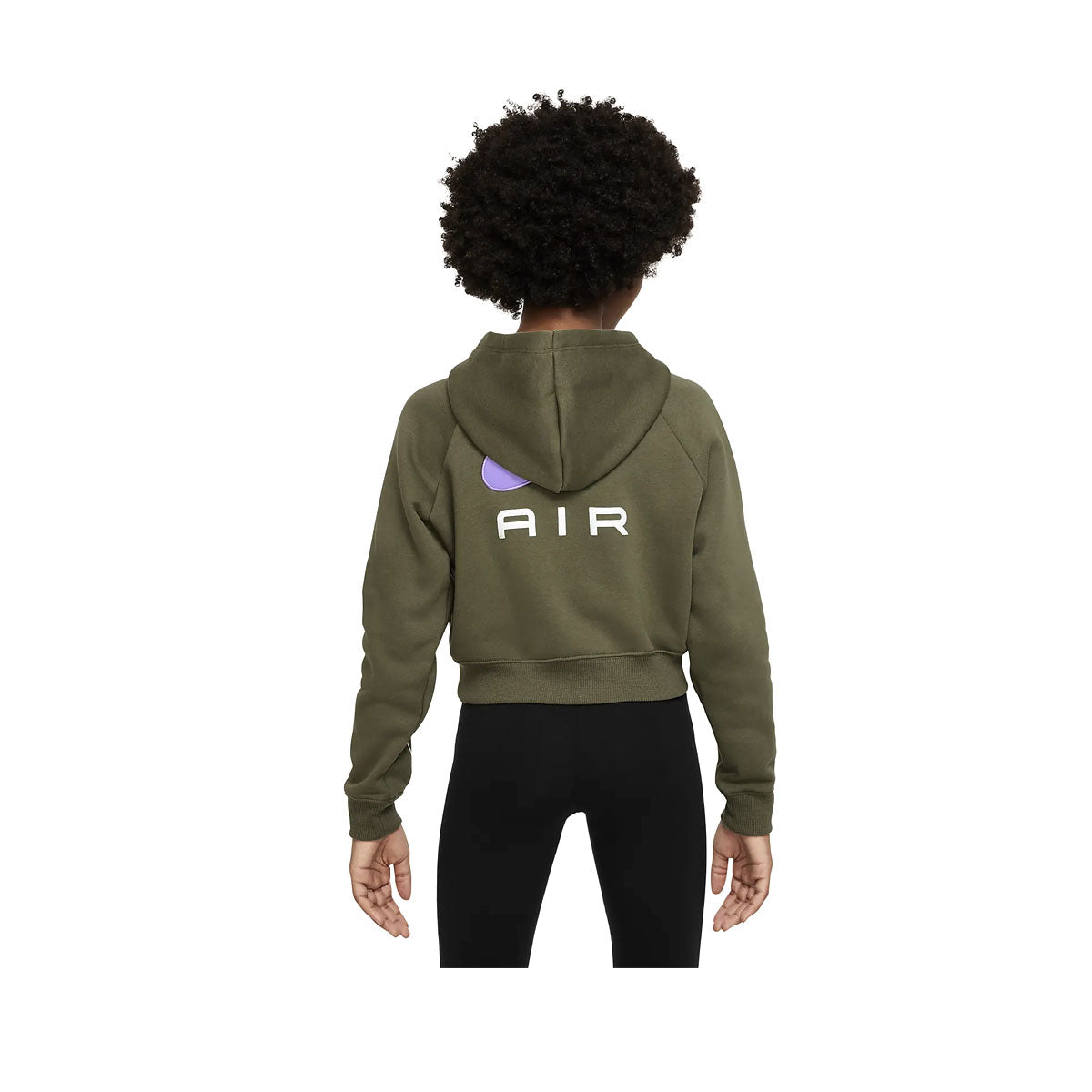 Nike Air Girls French Terry Crop Hoodie - KickzStore