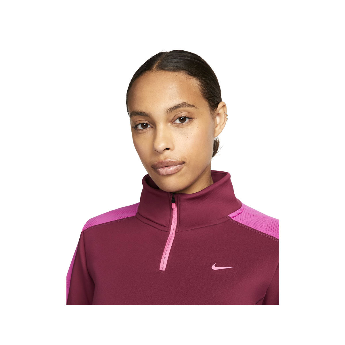 Nike Women's Dri-FIT Long-Sleeve 1/4-Zip Training Top - KickzStore