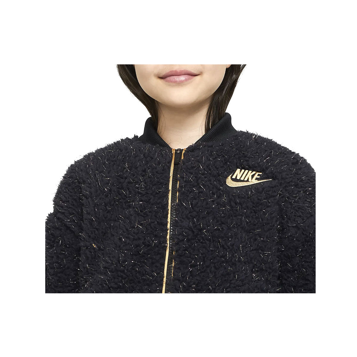 Nike Kids' Girls Full-Zip Sherpa Jacket - KickzStore