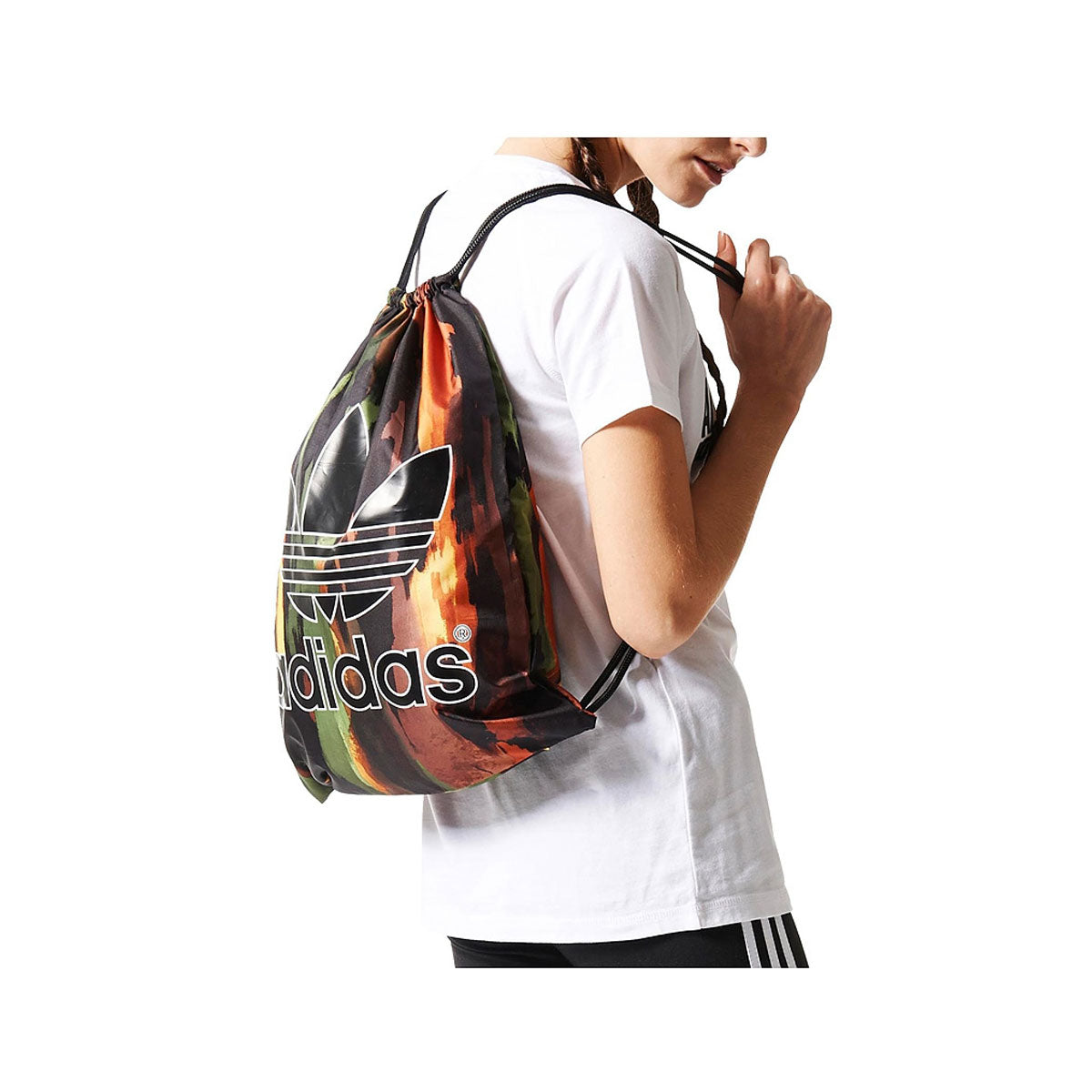 Adidas Originals Unisex Real Tree Camo Training Gymsack Sport Bag Backpack - KickzStore