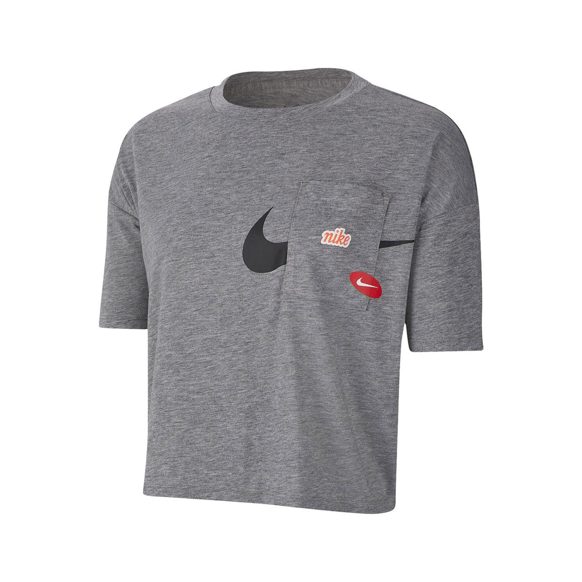 Nike Women's Icon Clash Short Sleeve Training Top Grey