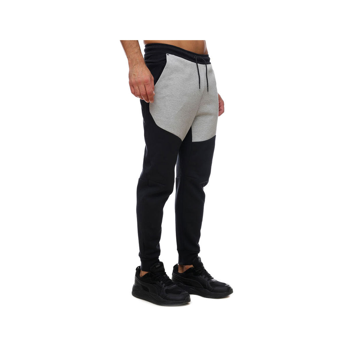 Nike Men's Sportswear Tech Fleece Jogger Pants Black Grey - KickzStore