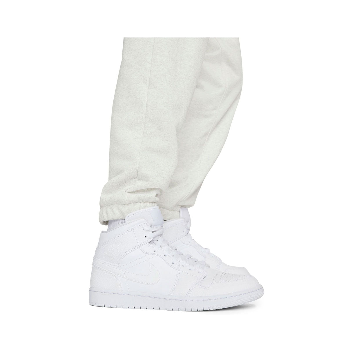 Air Jordan Men's Essential Statement Fleece Pants Oatmeal Heather - KickzStore