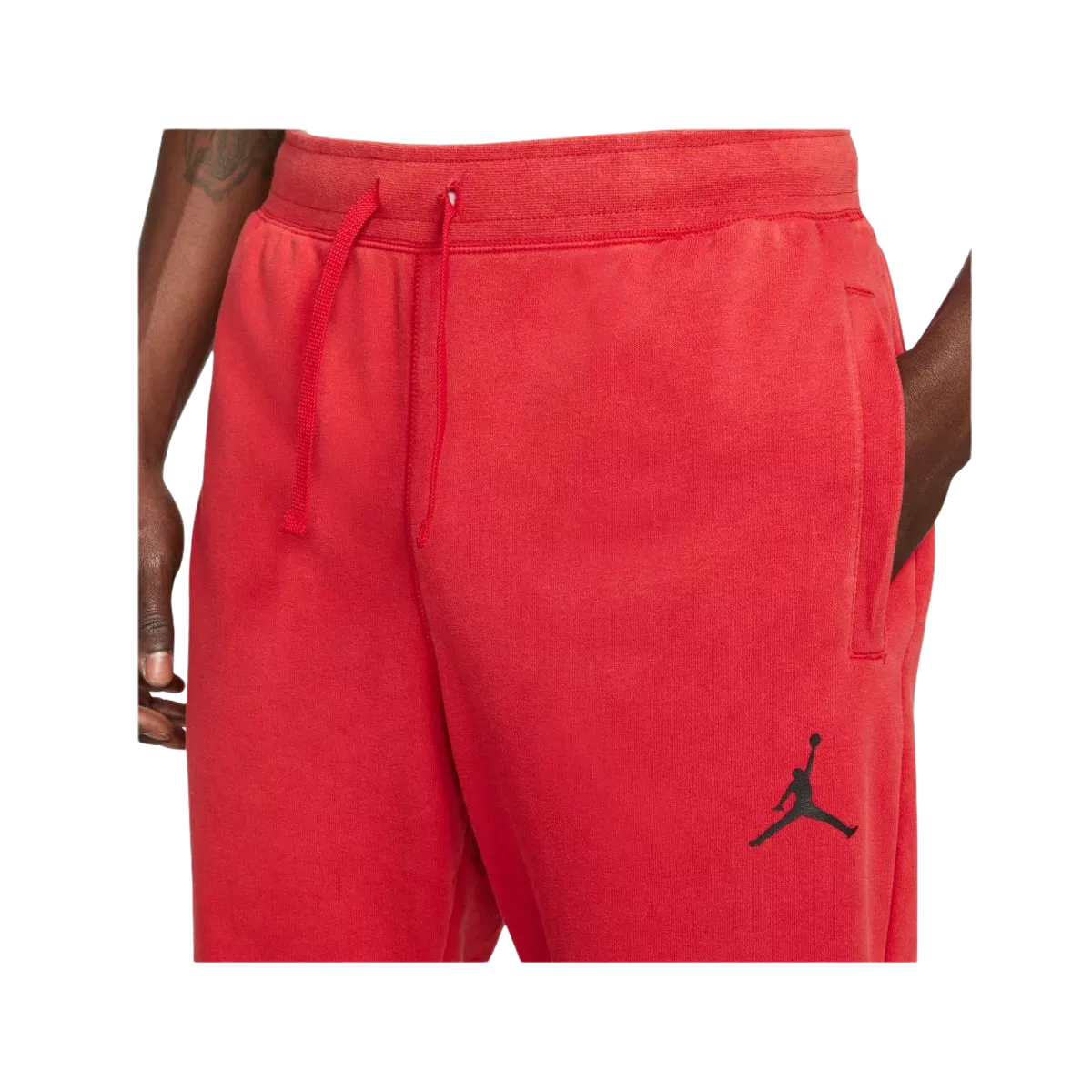 Air Jordan Men's Dri-Fit Fleece Pants Gym Red