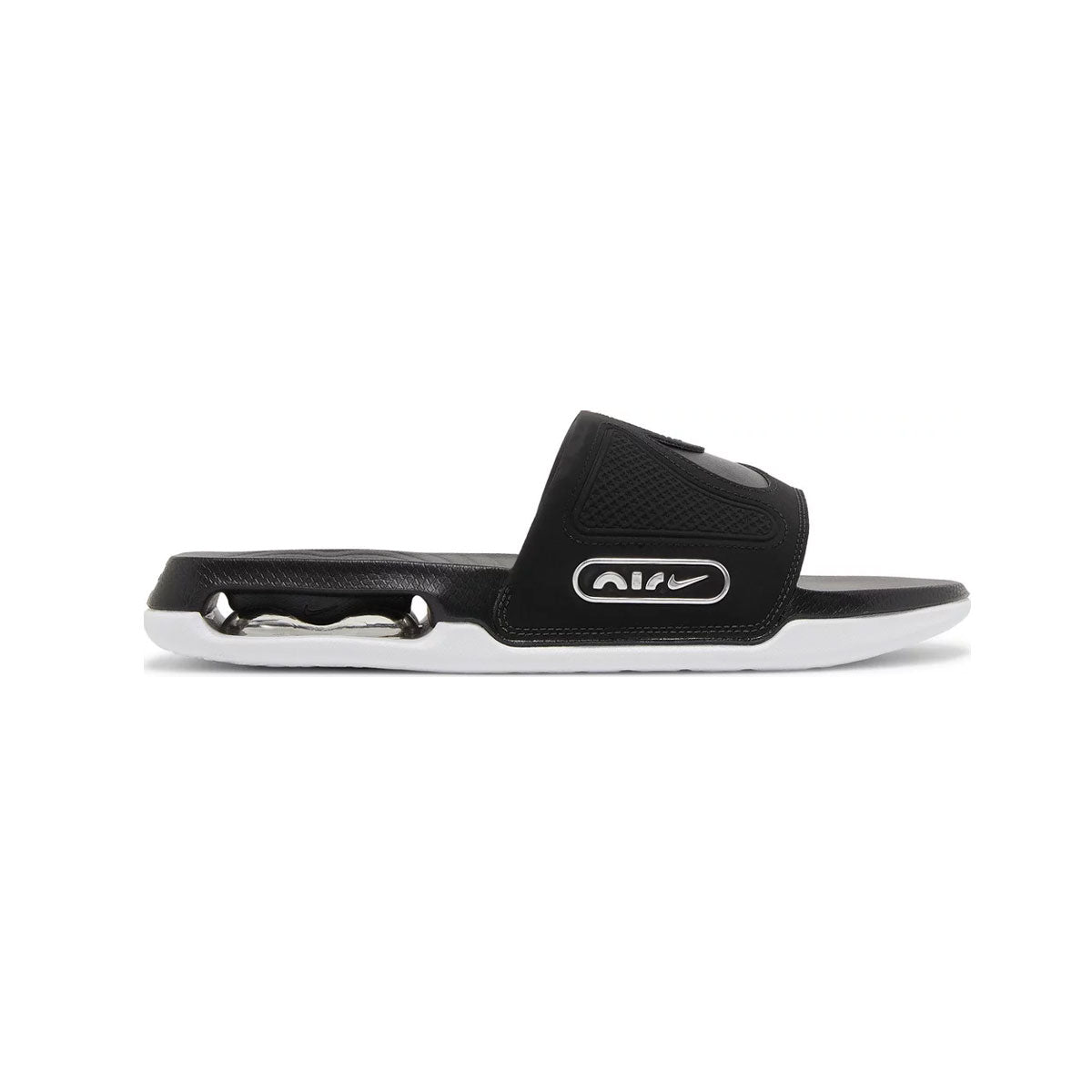 Nike Men's Air Max Cirro Slide Black Metallic Silver