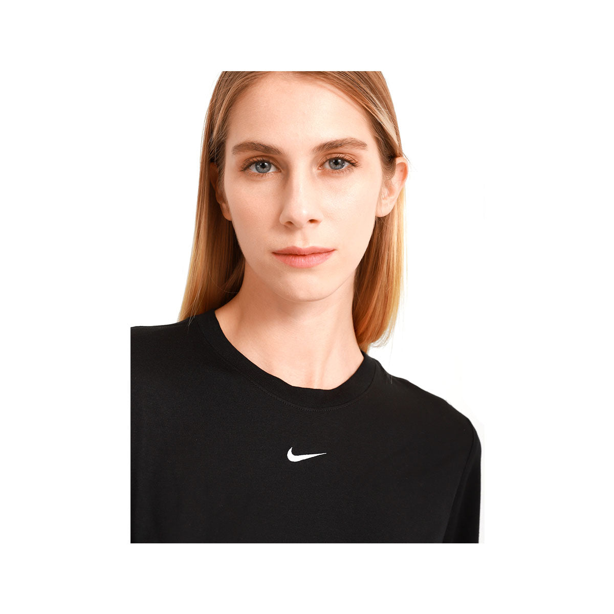 Nike Women's Sportswear Essential Crop Top Black - KickzStore