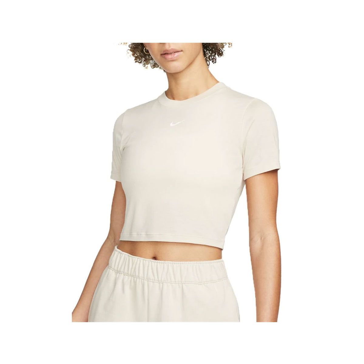 Nike Women's Sportswear Essential Crop Top T-Shirt Sanddrift - KickzStore