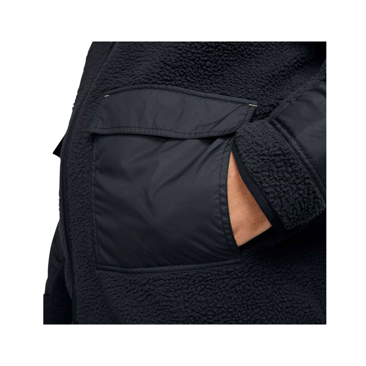 Nike Men's Sportswear Sperpa Fleece Essentials+ Jacket Black