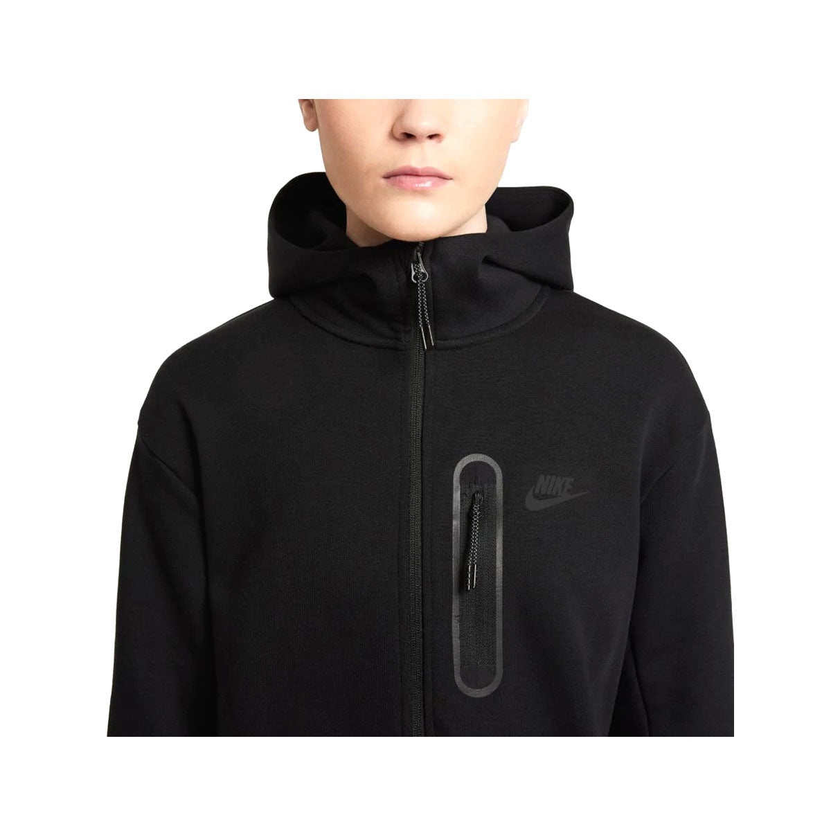 Nike Women's Sportswear Tech Fleece Full-Zip Hoodie Black - KickzStore