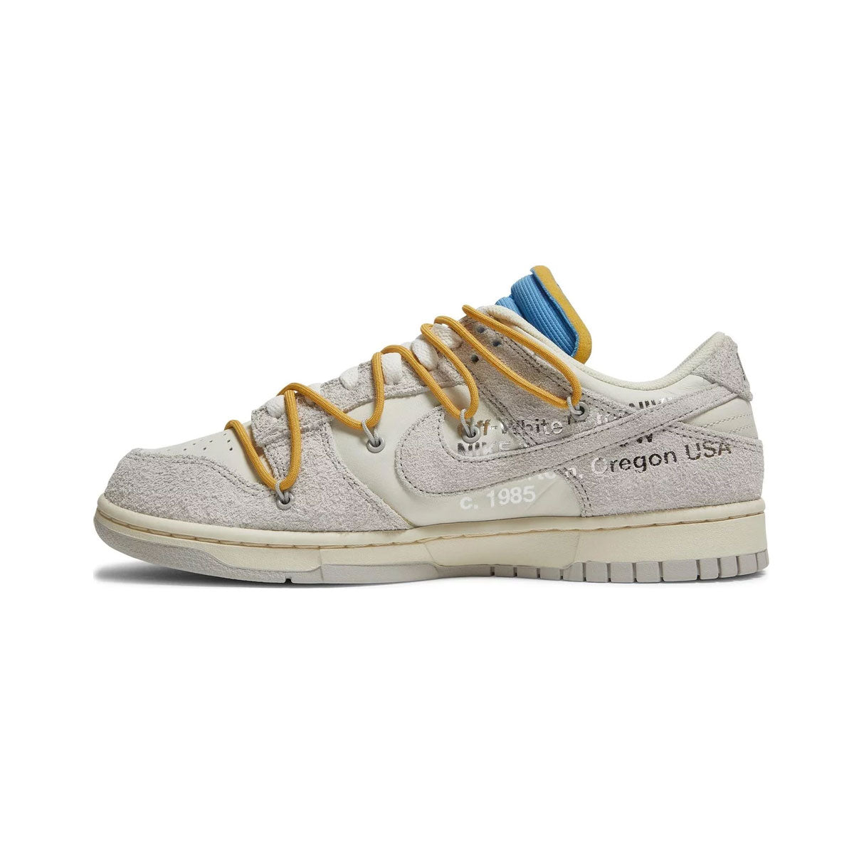 Nike Dunk Low Off-White Lot 34 of 50 Sail Neutral Grey Light Ginger