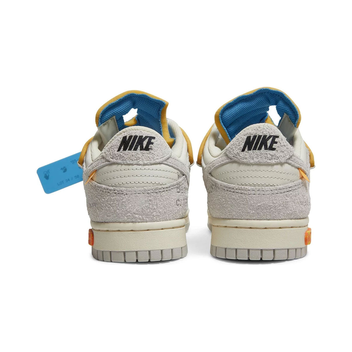Nike Dunk Low Off-White Lot 34 of 50 Sail Neutral Grey Light Ginger