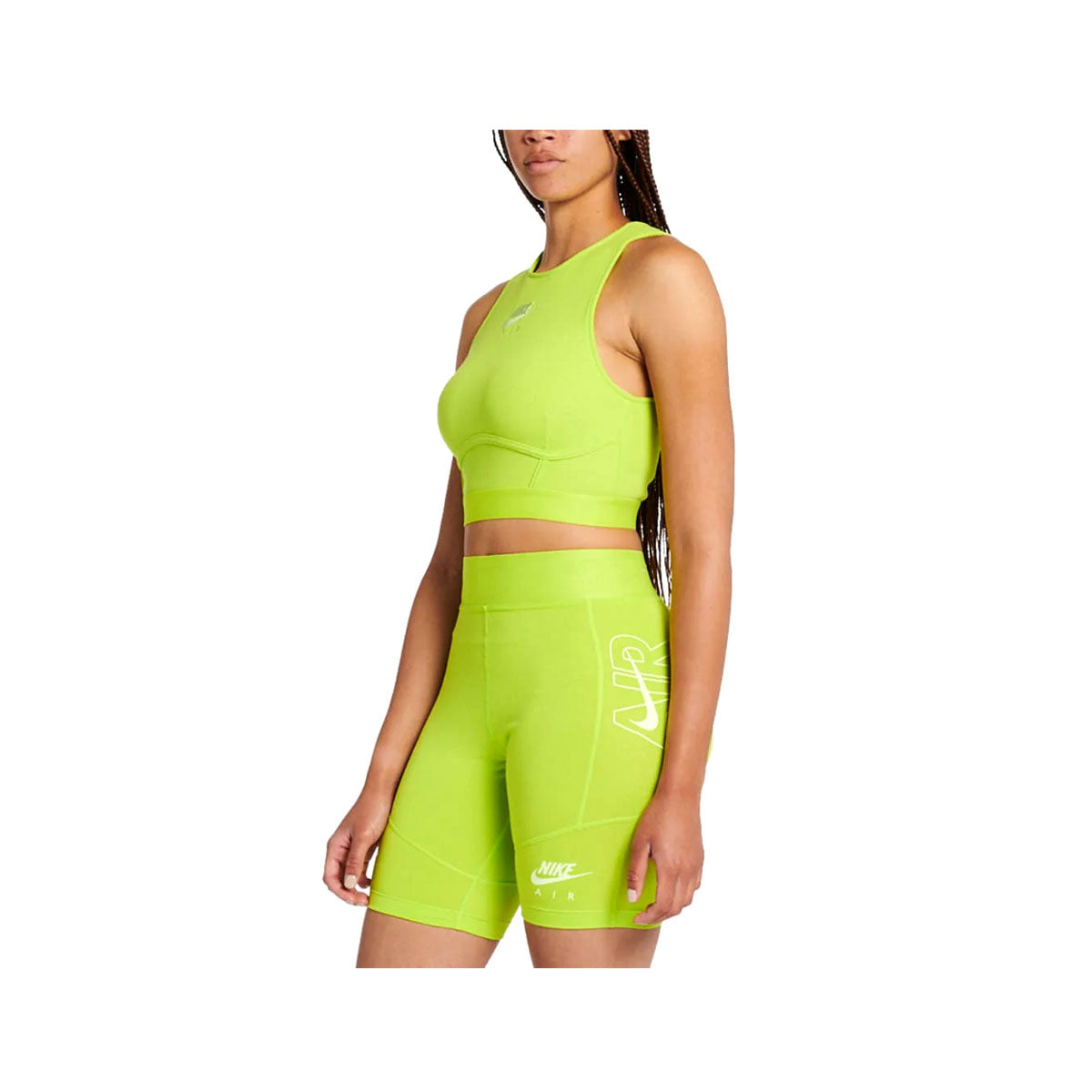 Nike Women's Air Atomic Green Ribbed Tank Top