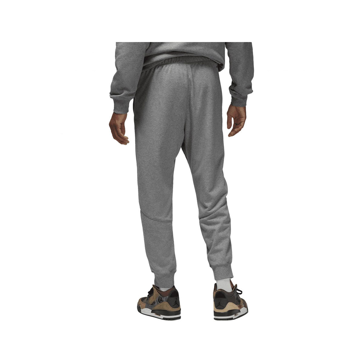Air Jordan Men's Dri-Fit Sport Crossover Fleece Pants Grey