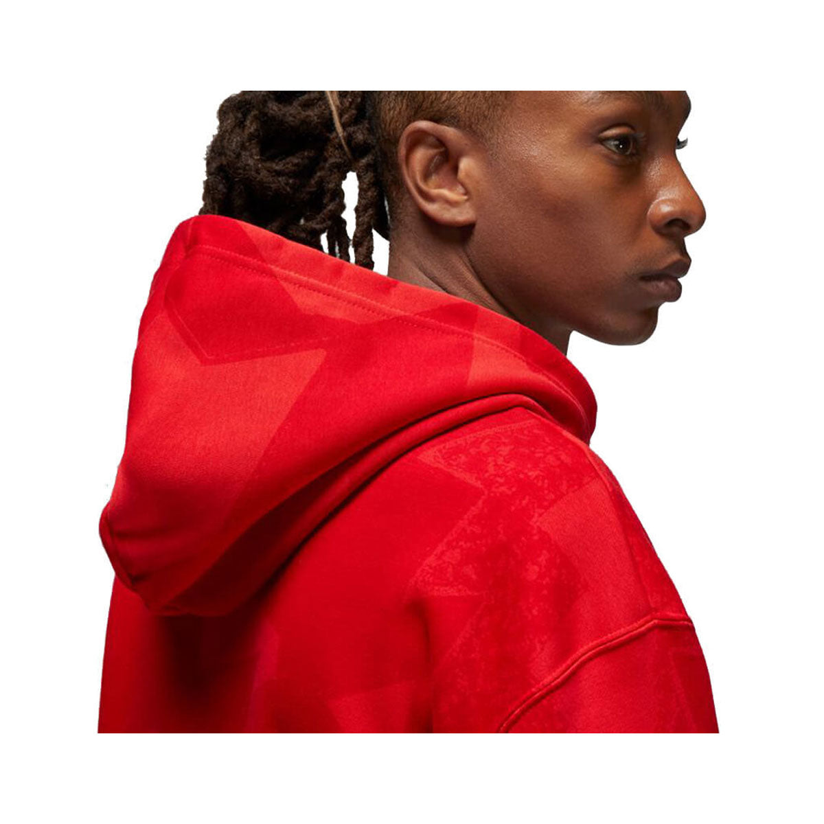 Jordan Men's Essentials Fleece Pullover Hoodie Fire Red