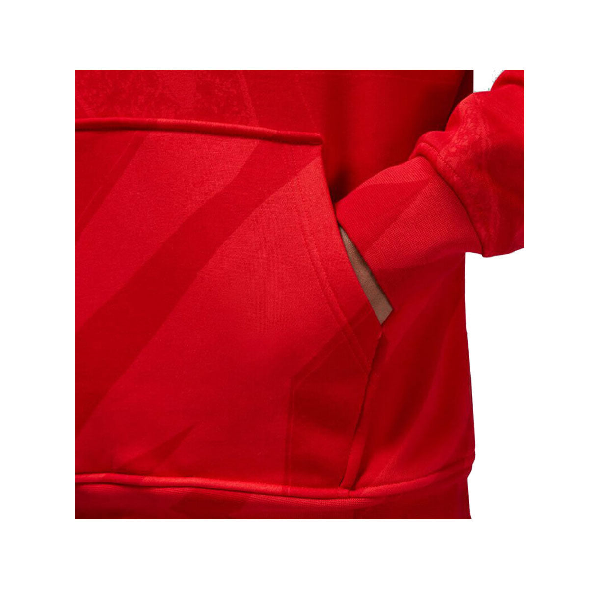 Jordan Men's Essentials Fleece Pullover Hoodie Fire Red
