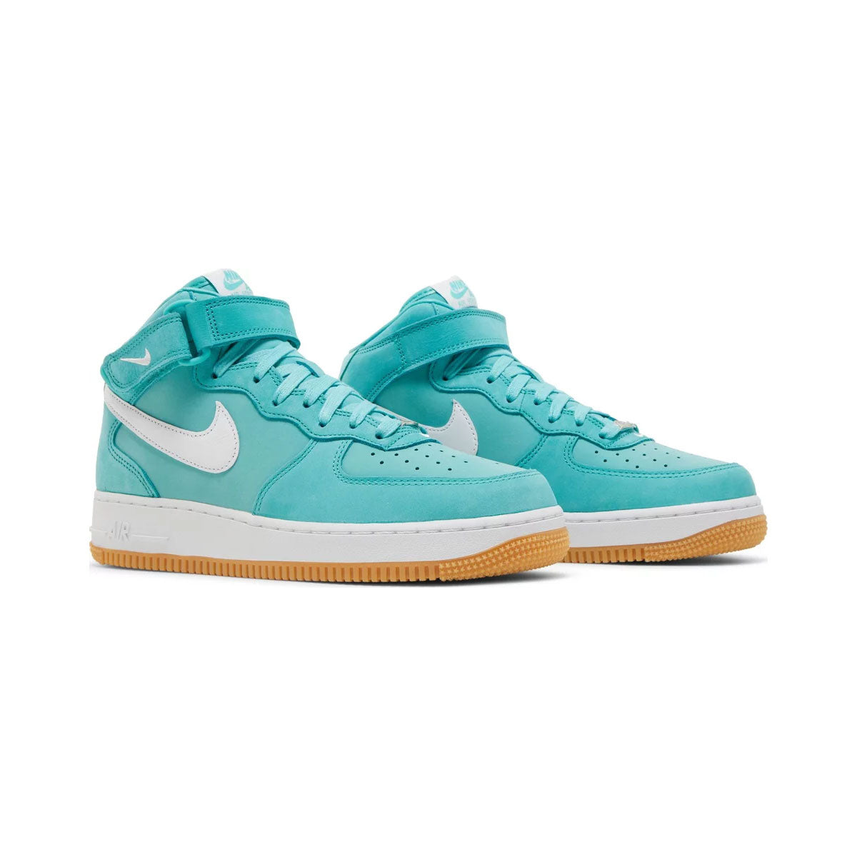 Nike Men's Air Force 1 '07 Mid Washed Teal - KickzStore
